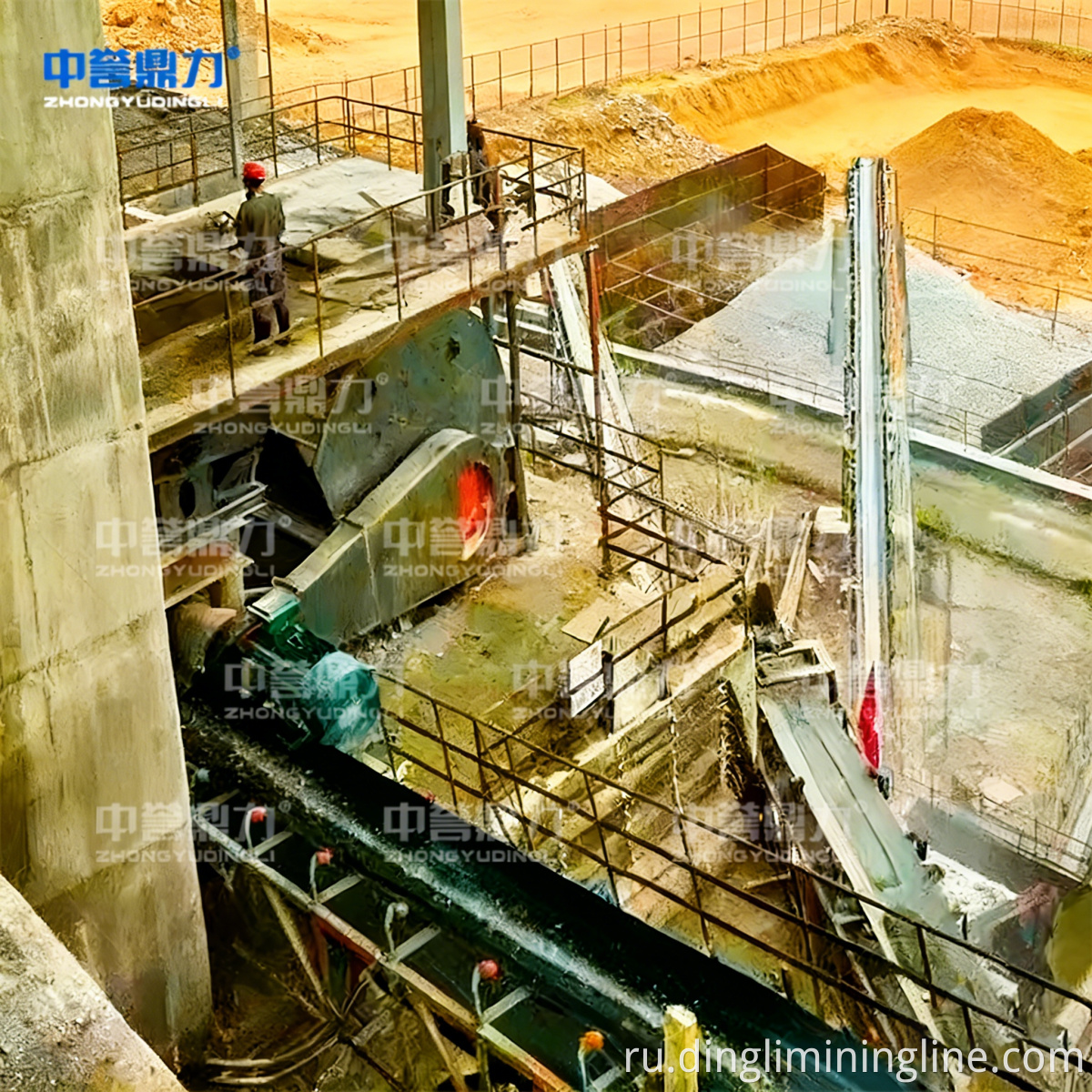 Calcite Crushing Screening Plant